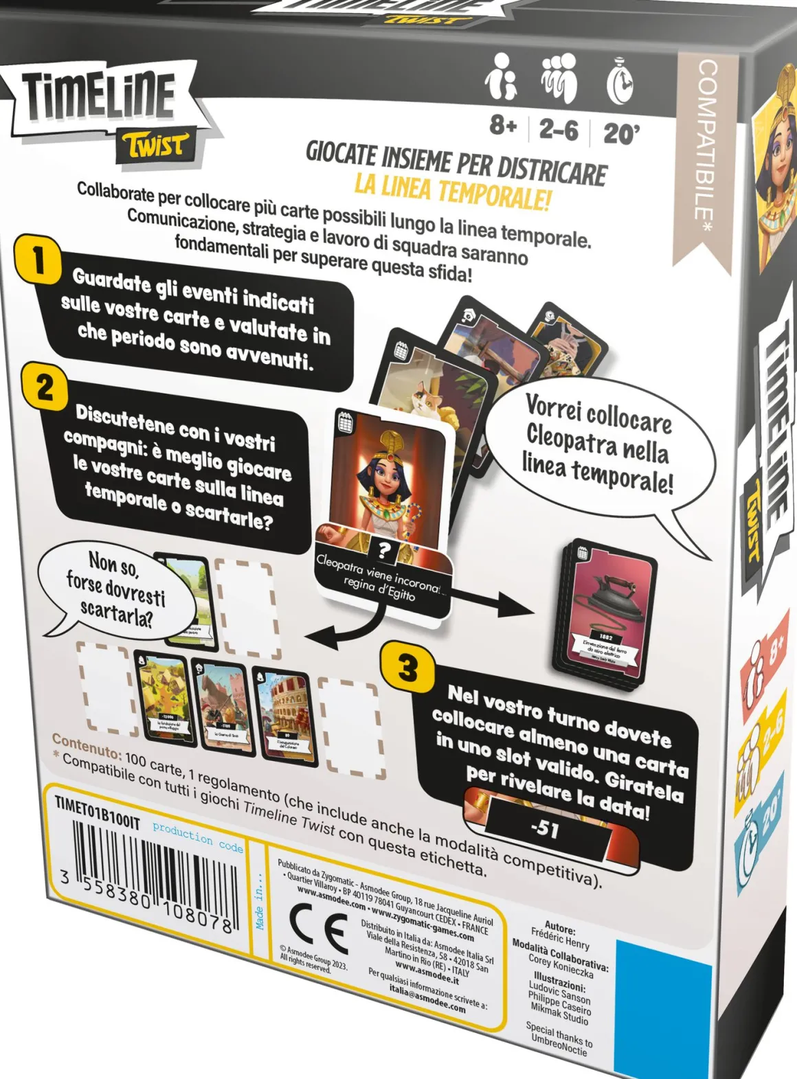 ASMODEE - TIMELINE TWIST: vendita online ASMODEE - TIMELINE TWIST in offerta