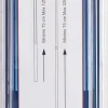 ASTA TENDA DOCCIA DRITTA DA CM 75 A 220 IN PVC BIANCO