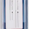 ASTA TENDA DOCCIA DRITTA DA CM 75 A 220 IN PVC CROMO