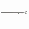 ASTINA DECO MODELLO UNCINO CROMO SATINATO 120-210CM: vendita online ASTINA DECO MODELLO UNCINO CROMO SATINATO 120-210CM in offerta