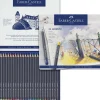 Astuccio In Metallo con 24 Matite Colorate Gold Faber Castell