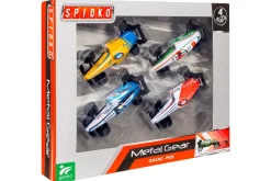 AUTO IN METALLO GRAN PRIX 4 PEZZI CON RETROCARICA: vendita online AUTO IN METALLO GRAN PRIX 4 PEZZI CON RETROCARICA in offerta