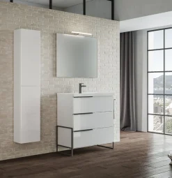 BAGNO COMPLETO FEBE BIANCO LUCIDO
