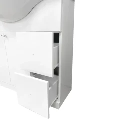 BAGNO COMPLETO MOD. CINZIA CM 85 BIANCO LUCIDO