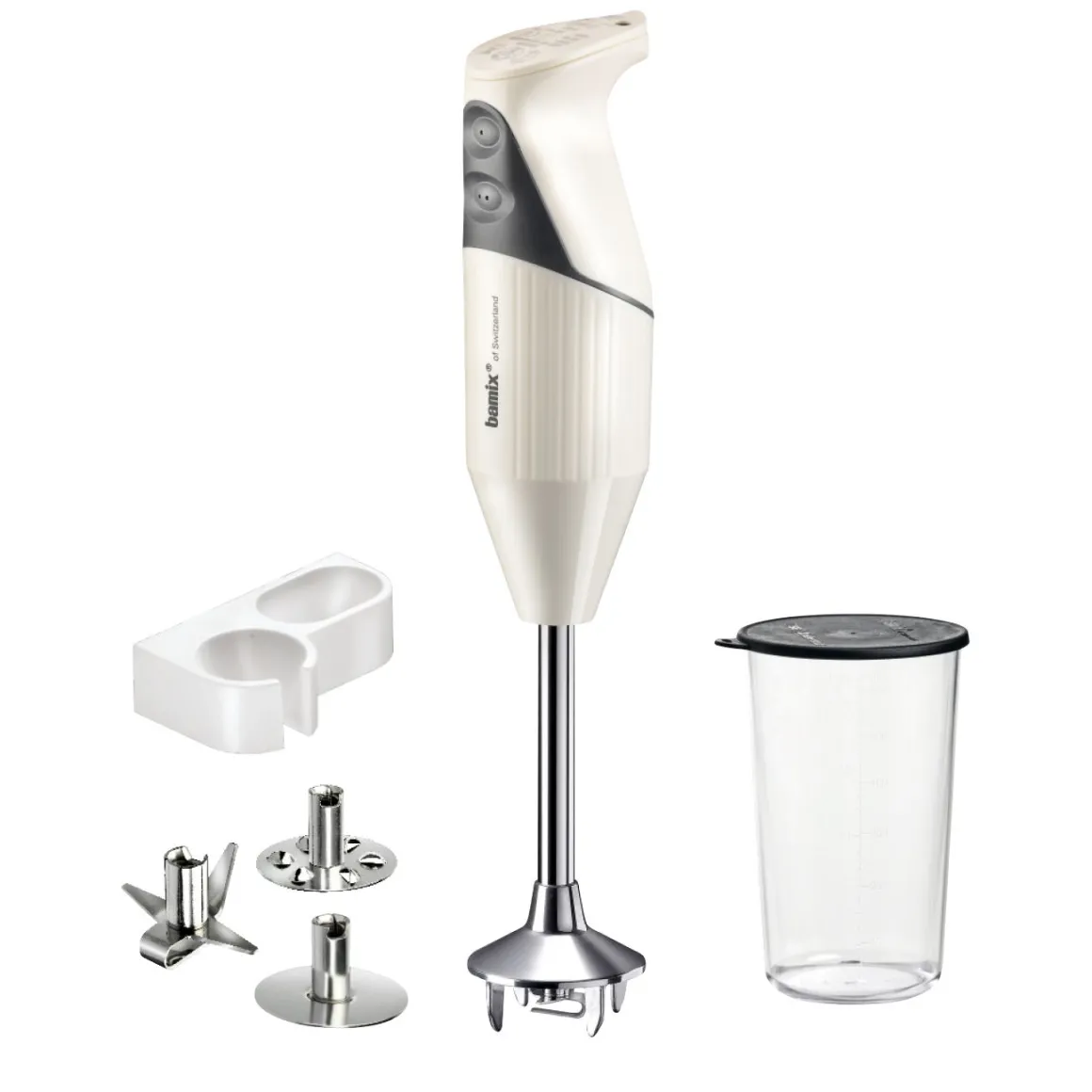 BAMIX - FRULLATORE AD IMMERSIONE MONO SWISS CROSS CREMA 160W