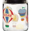 BARATTOLO IN VETRO CON TAPPO IN ALLUMINIO 800LT DEC. MONGOLFIERE SUGAR