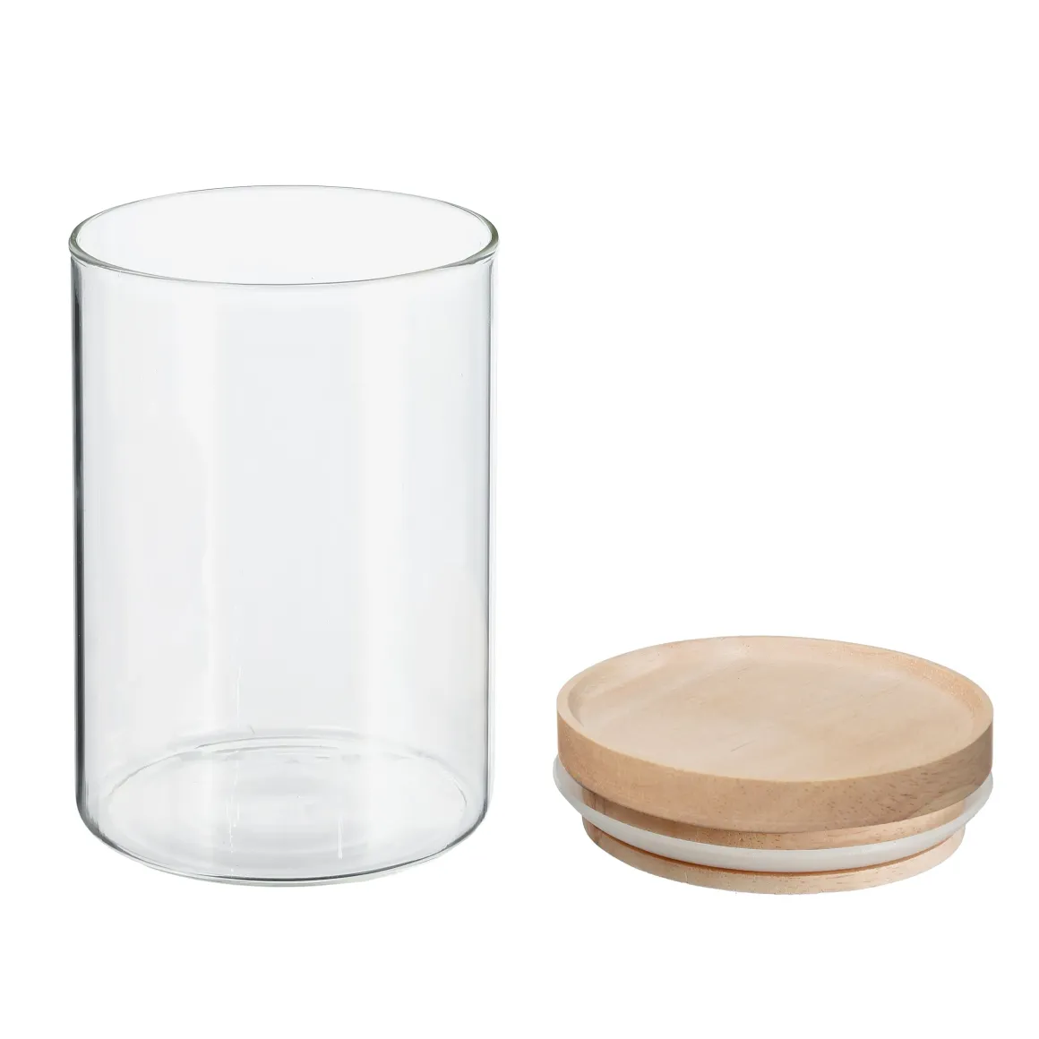 BARATTOLO ERMETICO IN VETRO BOROSILICATO 10X14CM 600ML