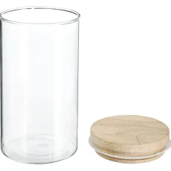 BARATTOLO ERMETICO IN VETRO BOROSILICATO 10X17.3CM 1LT
