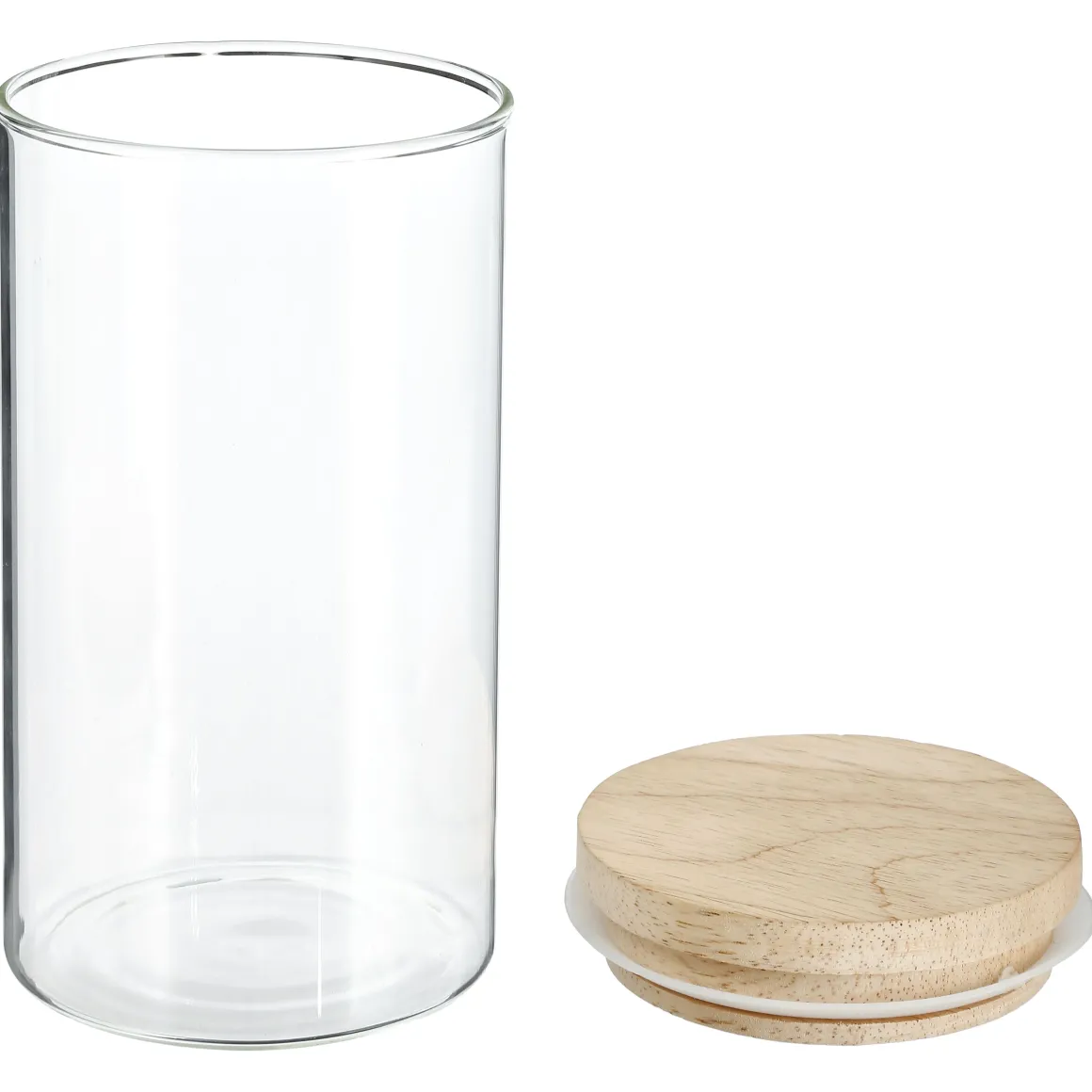BARATTOLO ERMETICO IN VETRO BOROSILICATO 10X17.3CM 1LT