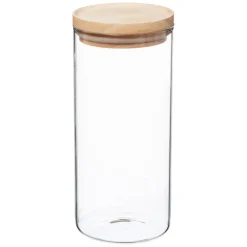BARATTOLO ERMETICO IN VETRO BOROSILICATO 10X18CM 1.3LT