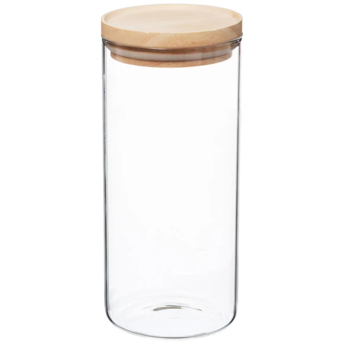 BARATTOLO ERMETICO IN VETRO BOROSILICATO 10X18CM 1.3LT