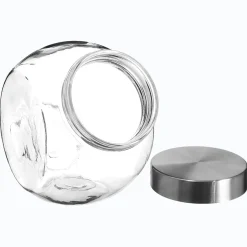 BARATTOLO IN VETRO CON COPERCHIO 17.6X12.7 H. 17CM 2.1LT