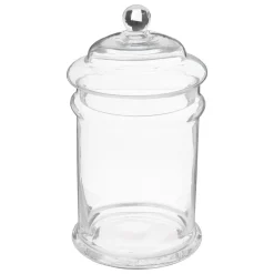 BARATTOLO IN VETRO CON COPERCHIO 14.5X21CM 2LT