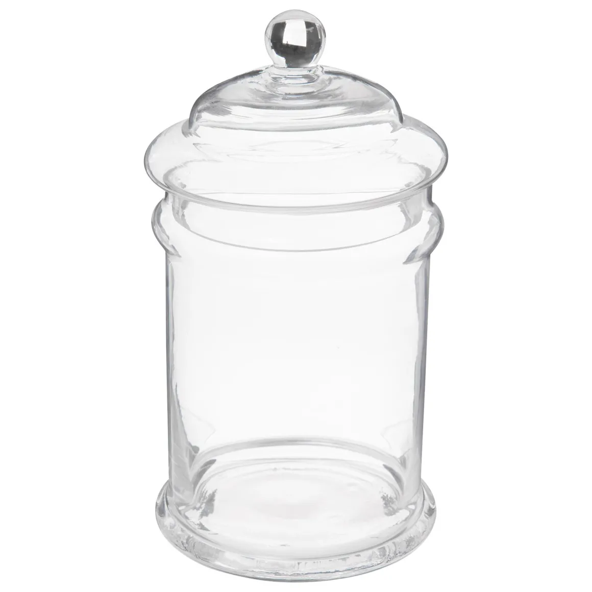 BARATTOLO IN VETRO CON COPERCHIO 14.5X21CM 2LT