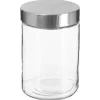 BARATTOLO IN VETRO CON TAPPO IN METALLO 1.2LT