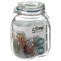 BARATTOLO IN VETRO ERMETICO JARRO 1.5L