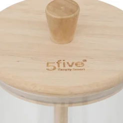 BARATTOLO PER IL MIELE IN VETRO LINEA HERMET CON TAPPO IN LEGNO 0,4LT