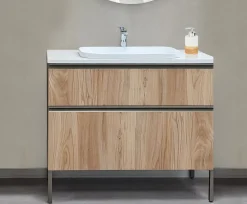 BASE BAGNO MOD. BIK CM 96 ALMOND