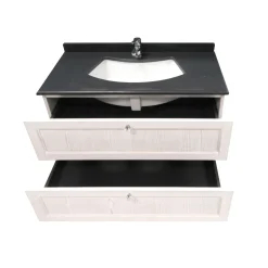 BASE BAGNO MOD. DIAMANTE CM 98 IN MASSELLO PATINATO