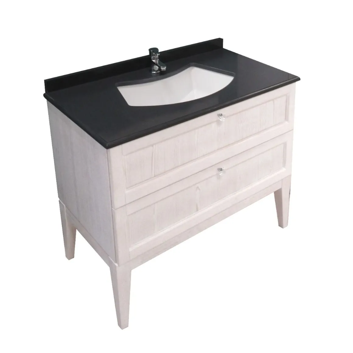 BASE BAGNO MOD. DIAMANTE CM 98 IN MASSELLO PATINATO