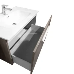 BASE BAGNO SOSPESA AURA CM 81 CEMENTO CHIARO