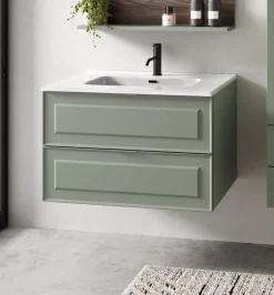 BASE BAGNO SOSPESA FRAME CM 82 SALVIA OPACO