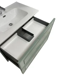 BASE BAGNO SOSPESA FRAME CM 82 SALVIA OPACO