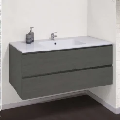 BASE BAGNO SOSPESA MOD. B-GO CM 120 COLORE REFLEX CARBON