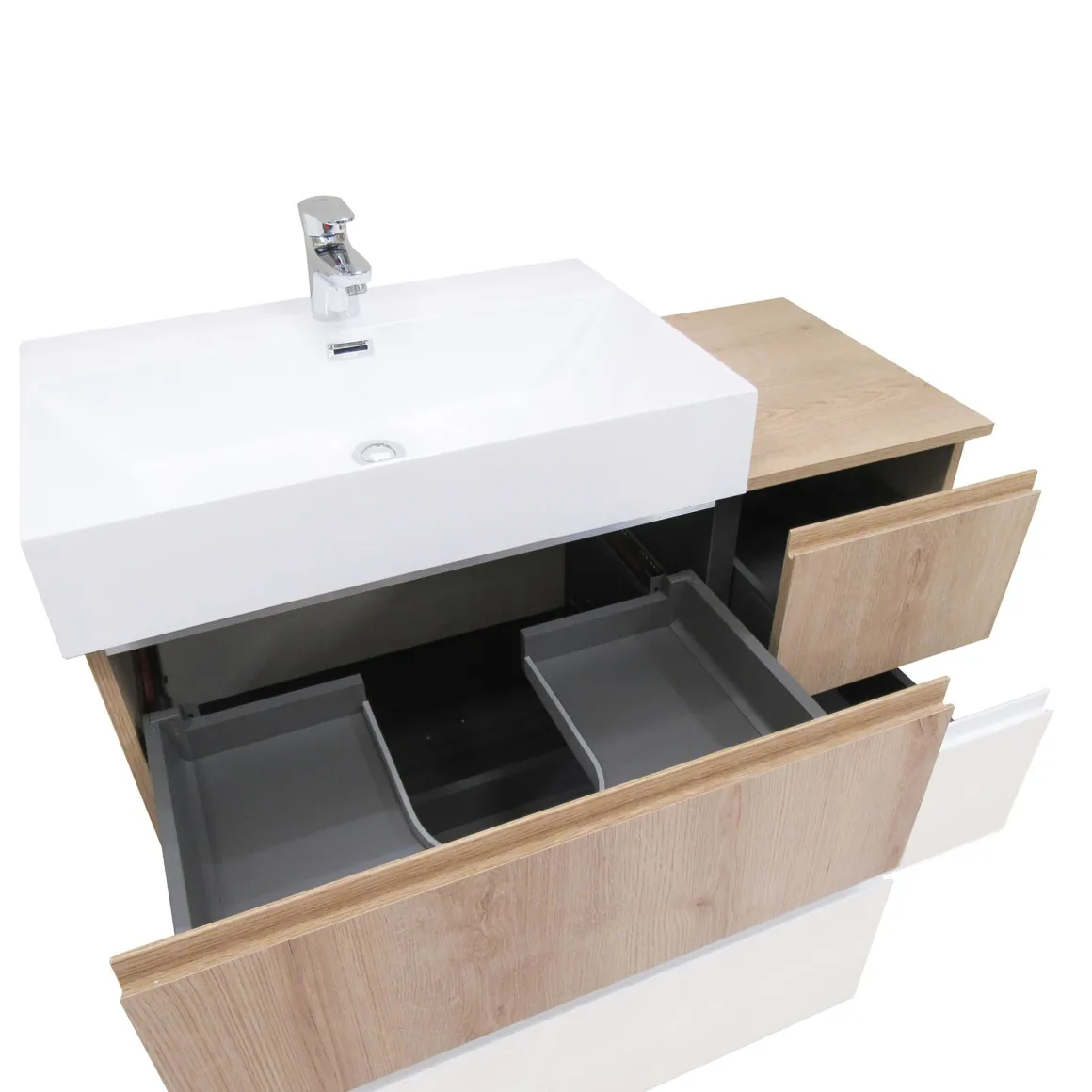 BASE BAGNO SOSPESA MOD. B-GO CM 105 COLORE EVOKE E CROSS