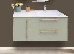 BASE BAGNO SOSPESA MOD. PICTA CM 120 AGAVE OPACO