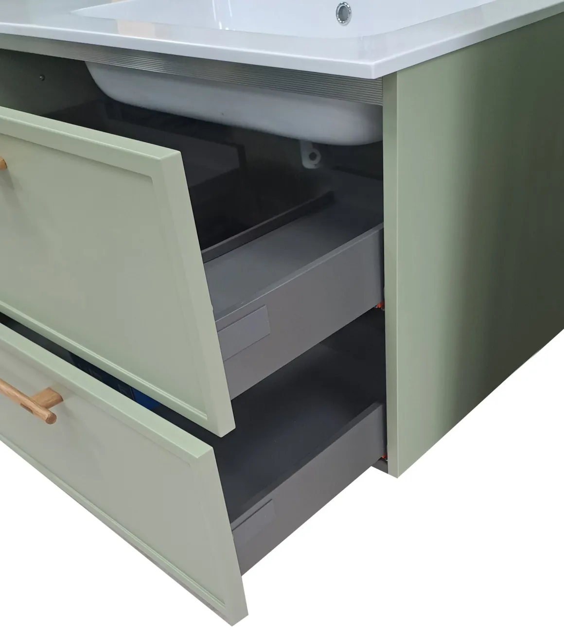 BASE BAGNO SOSPESA MOD. PICTA CM 120 AGAVE OPACO