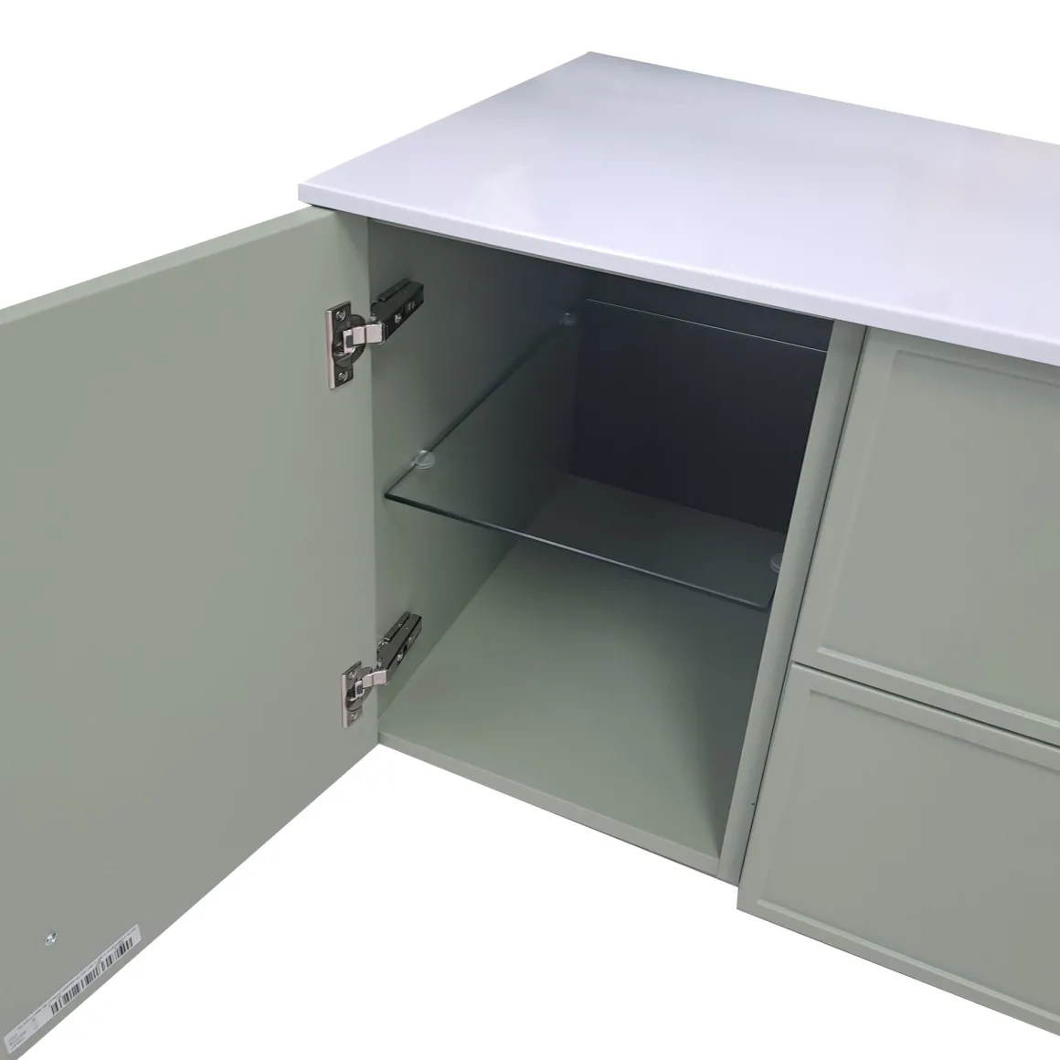 BASE BAGNO SOSPESA MOD. PICTA CM 120 AGAVE OPACO