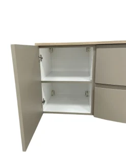 BASE BAGNO SOSPESA MOD. SFERA CM 121 TORTORA OPACO