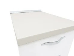 BASE CASSETTIERA MIRA CM 45 BIANCO LUCIDO