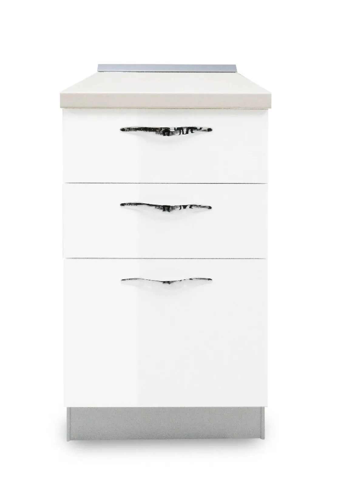 BASE CASSETTIERA MIRA CM 45 BIANCO LUCIDO