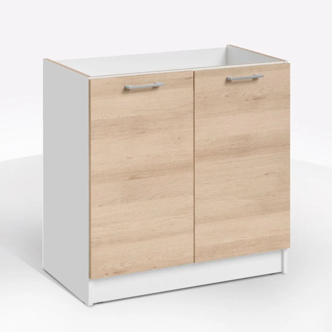 Base Eco Cm 80x46 H. 82 Bianco E Rovere Artisan in offerta