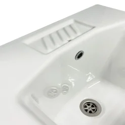 Base lavatoio in laminato perla