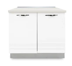 BASE MIRA 90X60 H. 86 BIANCO LUCIDO