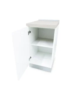BASE MIRA 45X60 H. 86 BIANCO LUCIDO