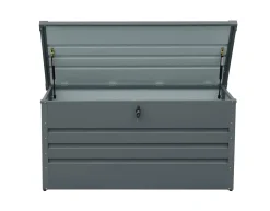 BAULE DA ESTERNO CM 132X60 H 62 ACCIAIO ANTRACITE: vendita online BAULE DA ESTERNO CM 132X60 H 62 ACCIAIO ANTRACITE in offerta