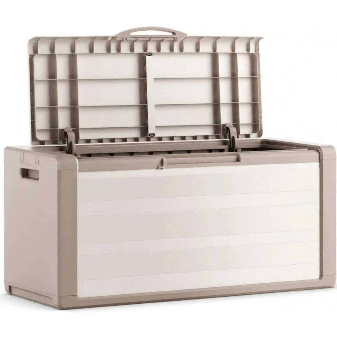 BAULE MOD. GULLIVER IN RESINA CM 118X48 H 55 SABBIA E BEIGE: vendita online BAULE MOD. GULLIVER IN RESINA CM 118X48 H 55 SABBIA E BEIGE in offerta