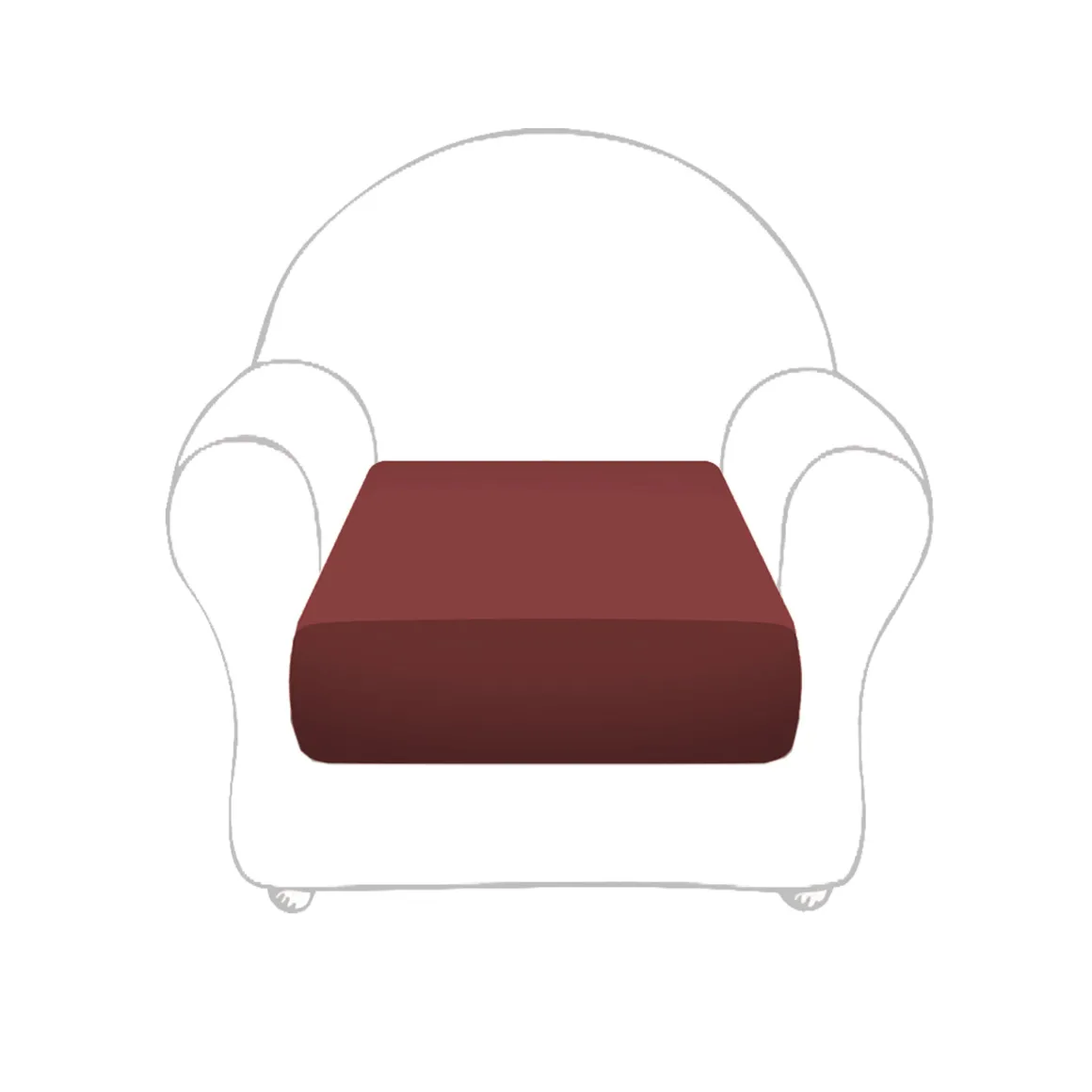 BIANCALUNA - COPRICUSCINO BORDEAUX LINEA GENIUS COLOR SWING: vendita online BIANCALUNA - COPRICUSCINO BORDEAUX LINEA GENIUS COLOR SWING in offerta
