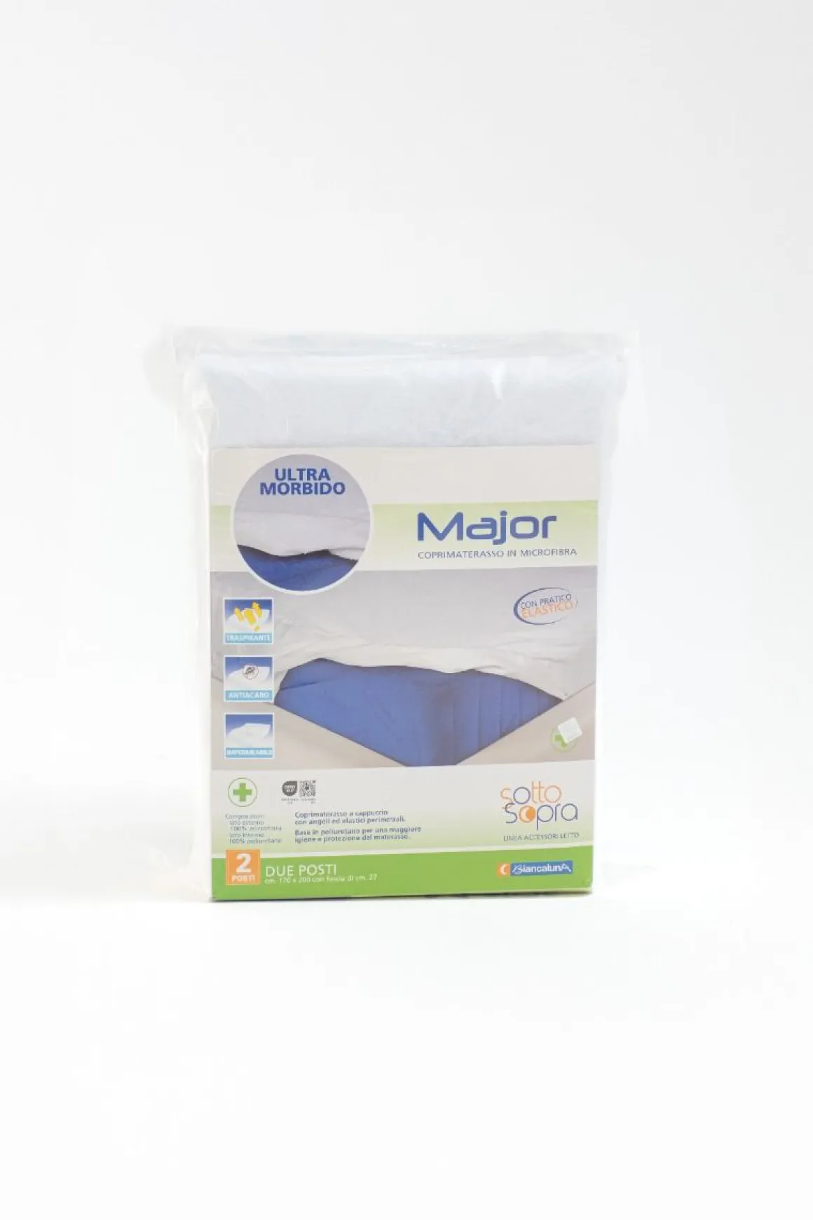 BIANCALUNA - COPRIMATERASSO MAYOR 2P 170X200CM LINEA SOTTOSOPRA: vendita online BIANCALUNA - COPRIMATERASSO MAYOR 2P 170X200CM LINEA SOTTOSOPRA in offerta