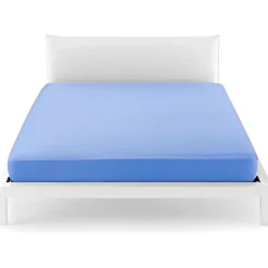 BIANCALUNA - LENZUOLO 1P E 1/2 SOTTO CM 120X200 CELESTE LINEA COLORED: vendita online BIANCALUNA - LENZUOLO 1P E 1/2 SOTTO CM 120X200 CELESTE LINEA COLORED in offerta
