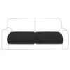 BIANCALUNA - COPPIA COPRICUSCINI 1P NERO LINEA GENIUS COLOR: vendita online BIANCALUNA - COPPIA COPRICUSCINI 1P NERO LINEA GENIUS COLOR in offerta