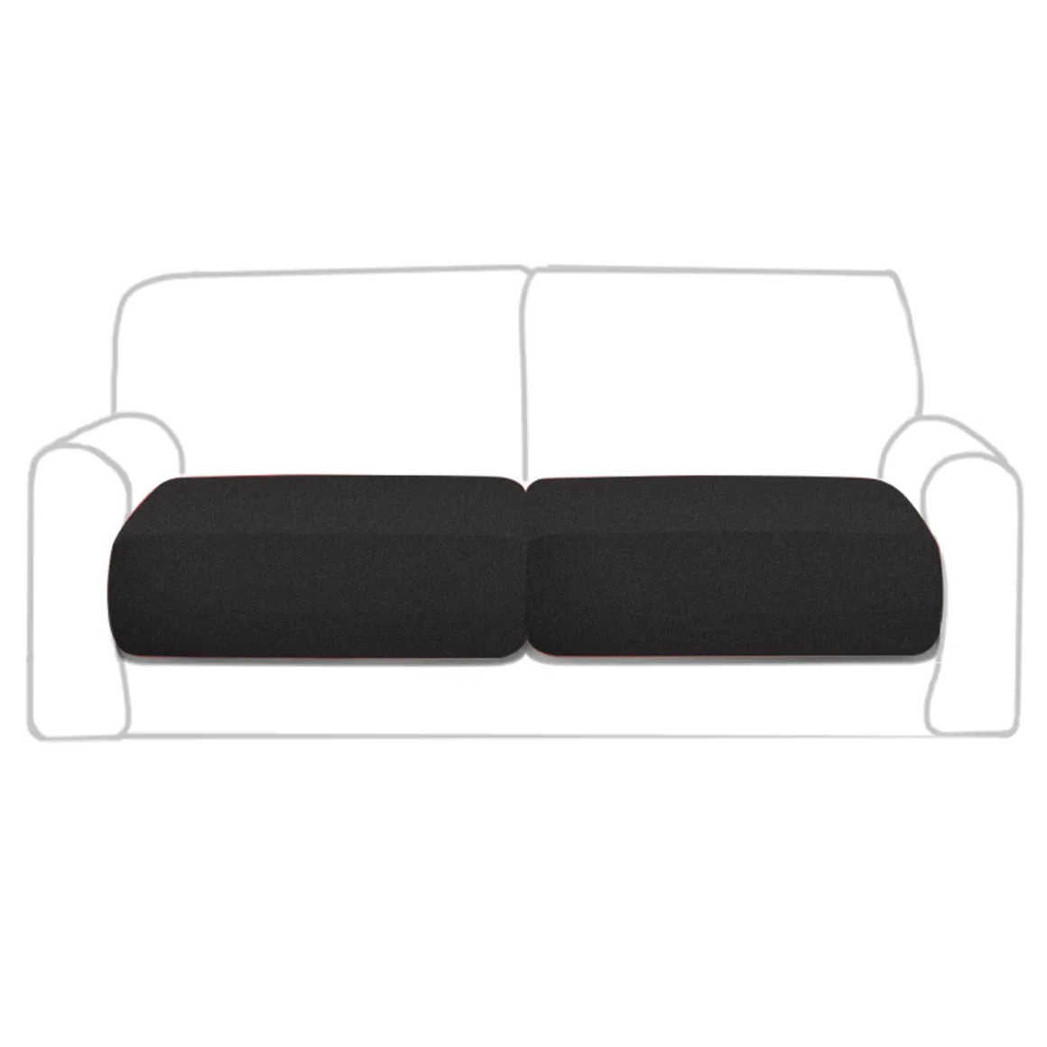 BIANCALUNA - COPPIA COPRICUSCINI 1P NERO LINEA GENIUS COLOR: vendita online BIANCALUNA - COPPIA COPRICUSCINI 1P NERO LINEA GENIUS COLOR in offerta