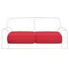 BIANCALUNA - COPPIA COPRICUSCINI 1P ROSSO LINEA GENIUS COLOR: vendita online BIANCALUNA - COPPIA COPRICUSCINI 1P ROSSO LINEA GENIUS COLOR in offerta