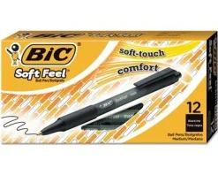 BIC - PENNA A SFERA A SCATTO SOFT FEEL NERA: vendita online BIC - PENNA A SFERA A SCATTO SOFT FEEL NERA in offerta