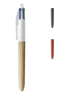 BIC - PENNA A SFERA A SCATTO 4 COLOURS WOOD EFFECT PIU' 2 FUSTI: vendita online BIC - PENNA A SFERA A SCATTO 4 COLOURS WOOD EFFECT PIU' 2 FUSTI in offerta