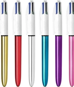BIC - PENNA A SFERA A SCATTO 4 COLOURS SHINE ASSORTITO: vendita online BIC - PENNA A SFERA A SCATTO 4 COLOURS SHINE ASSORTITO in offerta